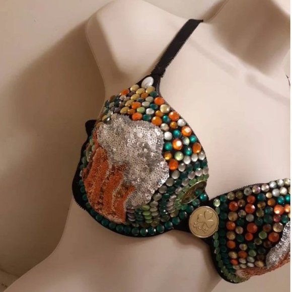 St patricks day bralette 36c - Picture 2 of 2
